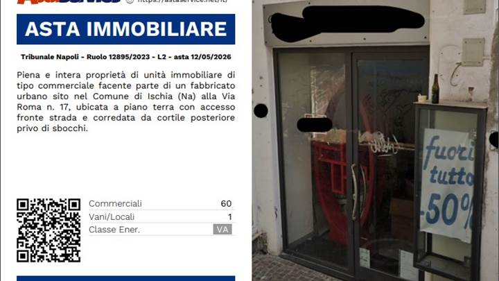 Tribunale Napoli - Ruolo 12895/2023 - L2 - asta 12/05/2026