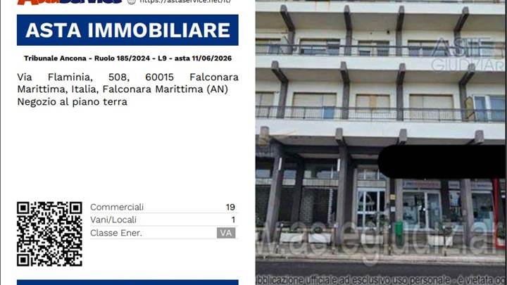 Tribunale Ancona - Ruolo 185/2024 - L9 - asta 11/06/2026