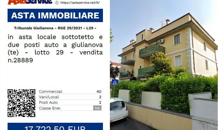 Tribunale Giulianova - RGE 29/2021 - L29 - ASTA  14/07/2026