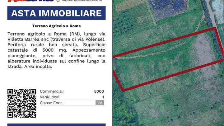 Terreno Agricolo in vendita a Roma