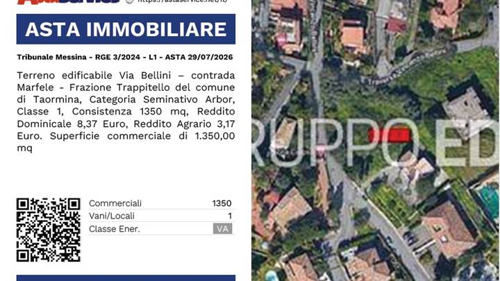 Tribunale Messina - RGE 3/2024 - L1 - ASTA 29/07/2026 
