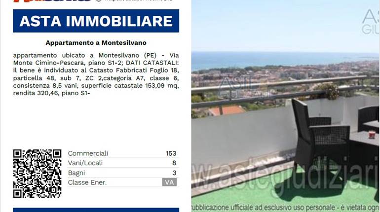 Appartamento in vendita a Montesilvano